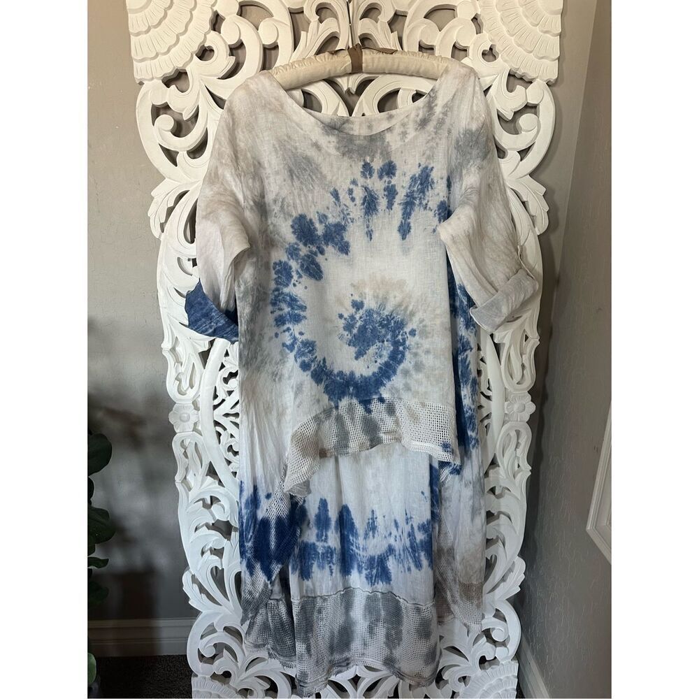 Kaktus Linen Tie-Dye Dress